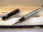 Perfect Replica Montblanc Special Edition Black Clip Cap White And Black Rollerball Pen
